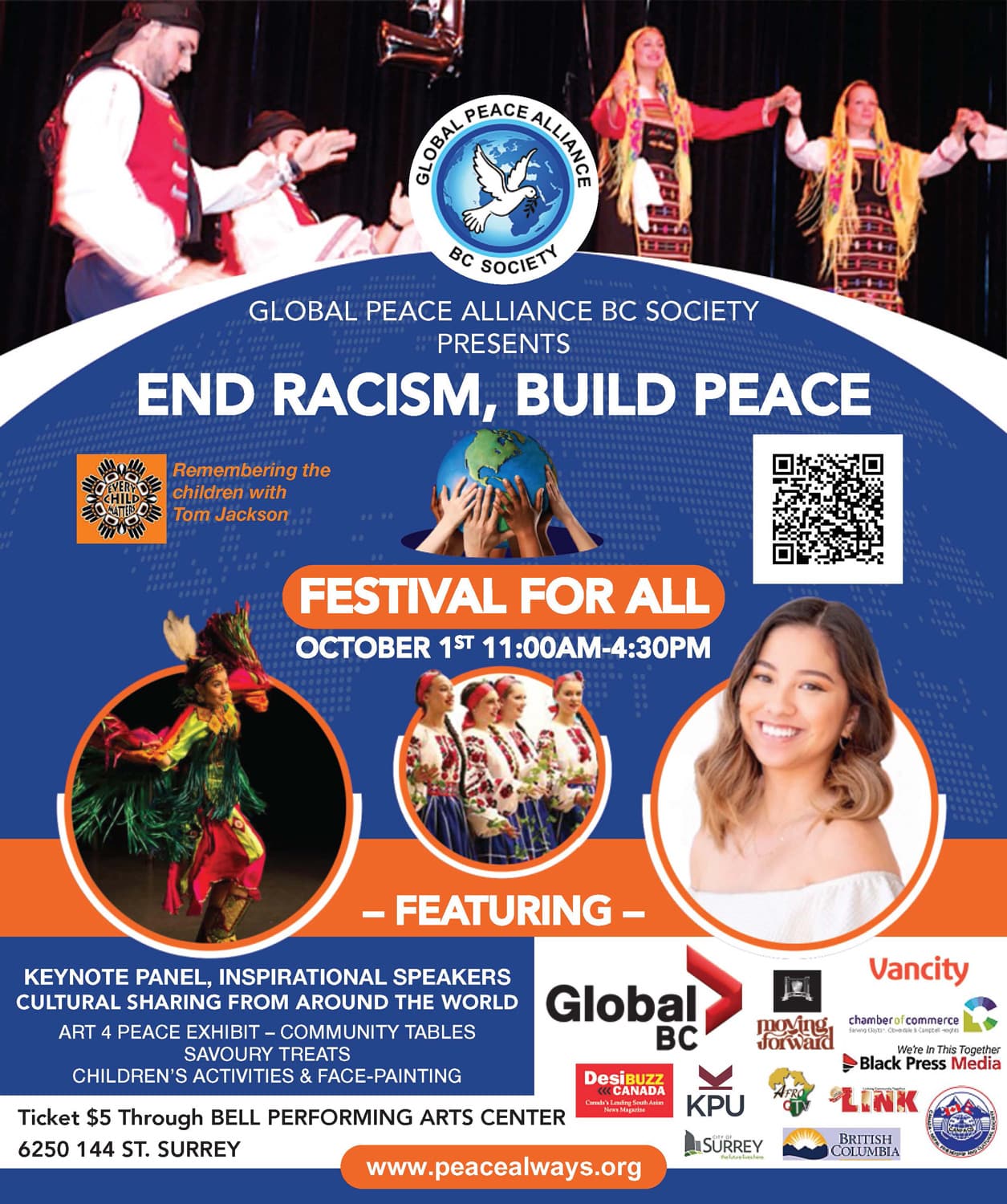 Global Peace Alliance Festival October 1st 2022 - Global Peace Alliance